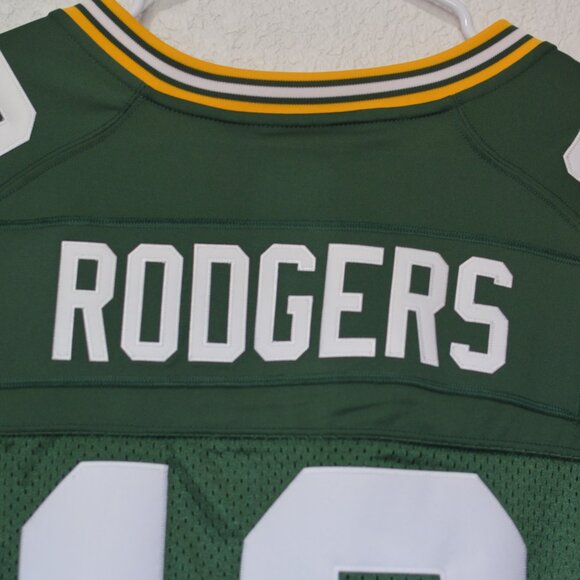 Mens NFL Nike Green Bay #12 Rodgers Jersey Size XL (100% polyester) - Picture 7 of 7